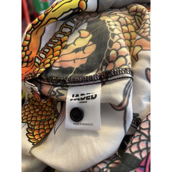 NWT Jaded London Multicolor Shirt Short Sleeve Unisex Size XL NEW - Picture 8 of 9